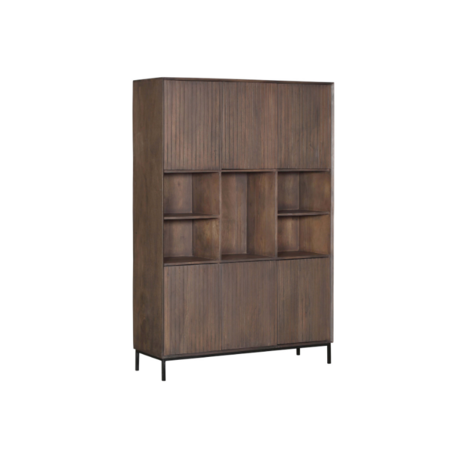 Vakkenkast Mauro Walnut 135 cm