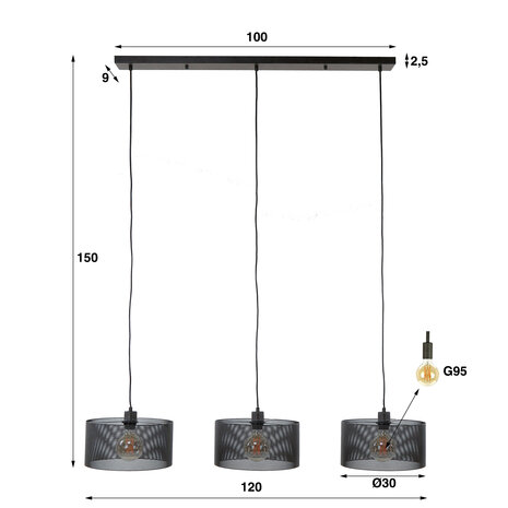 Hanglamp Pristina